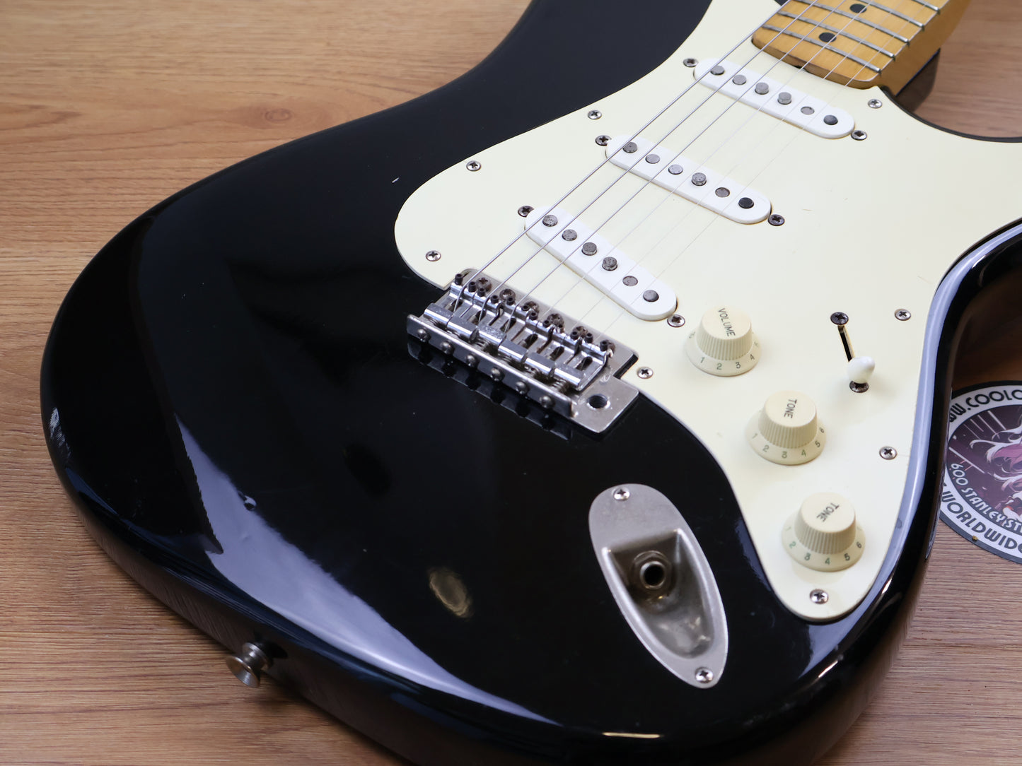 1980's Yamaha Japan SR450S Super Rocknroller Stratocaster (Black)