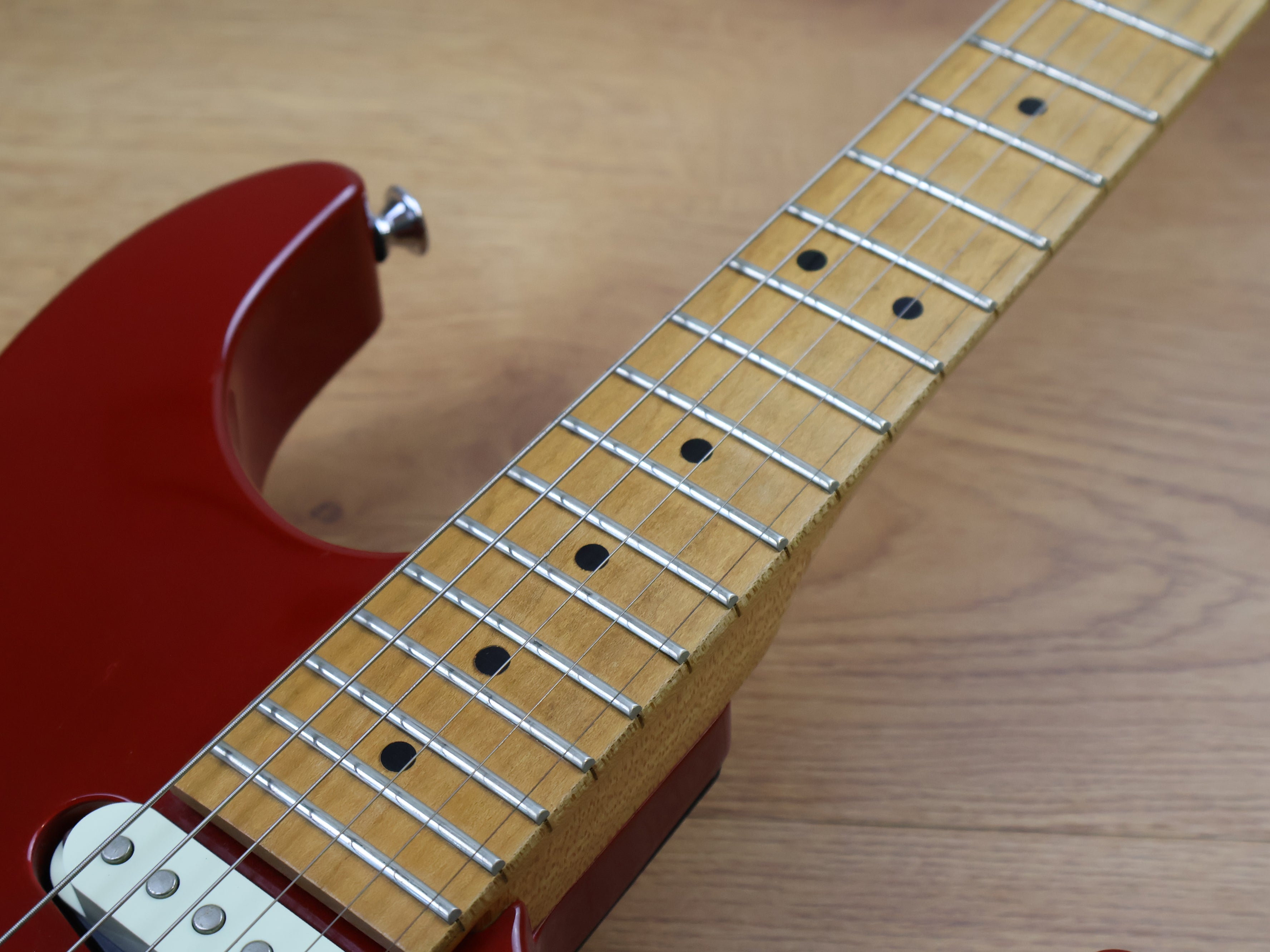 1990 Charvel Jackson Japan DK-065-SSH Dinky Superstrat (Red