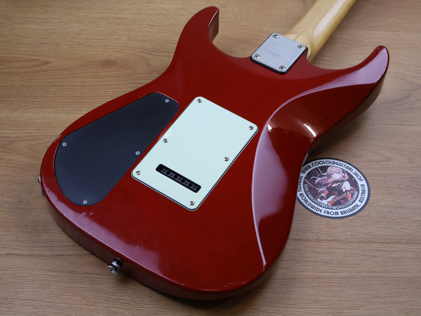 1990 Charvel Jackson Japan DK-065-SSH Dinky Superstrat (Red)