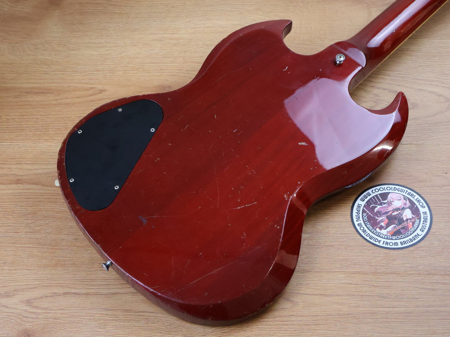 1991 Greco Japan SS-600S SG Special w/Vibrola (Cherry Red)