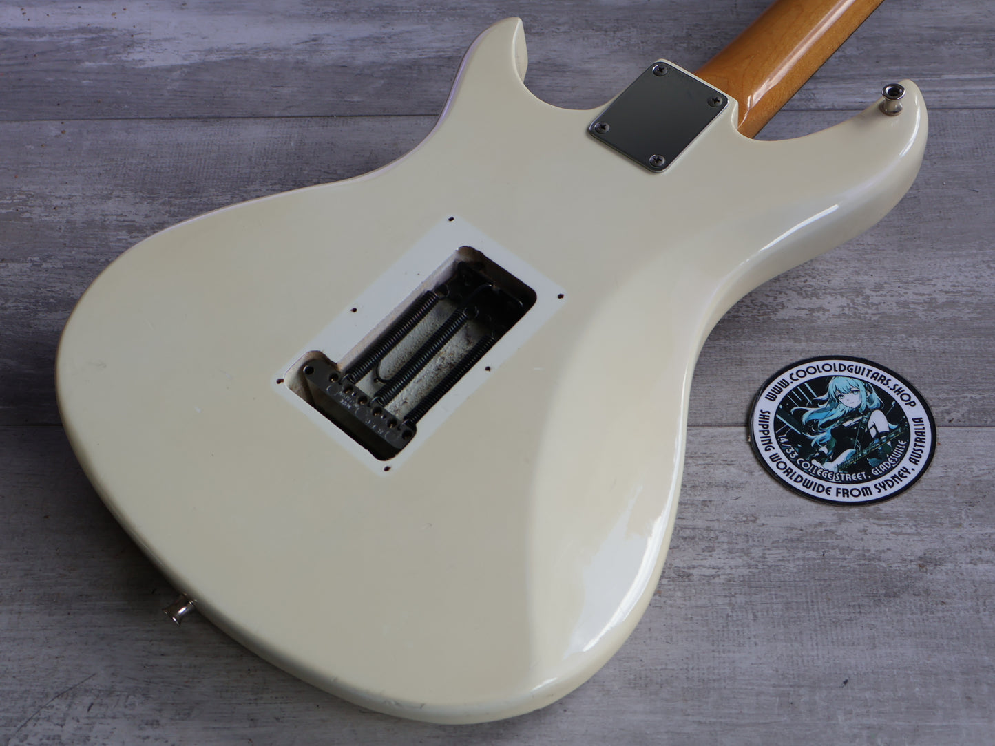 1980's Kawai Aquarius AQ-555 HHH Electric Guitars (White)