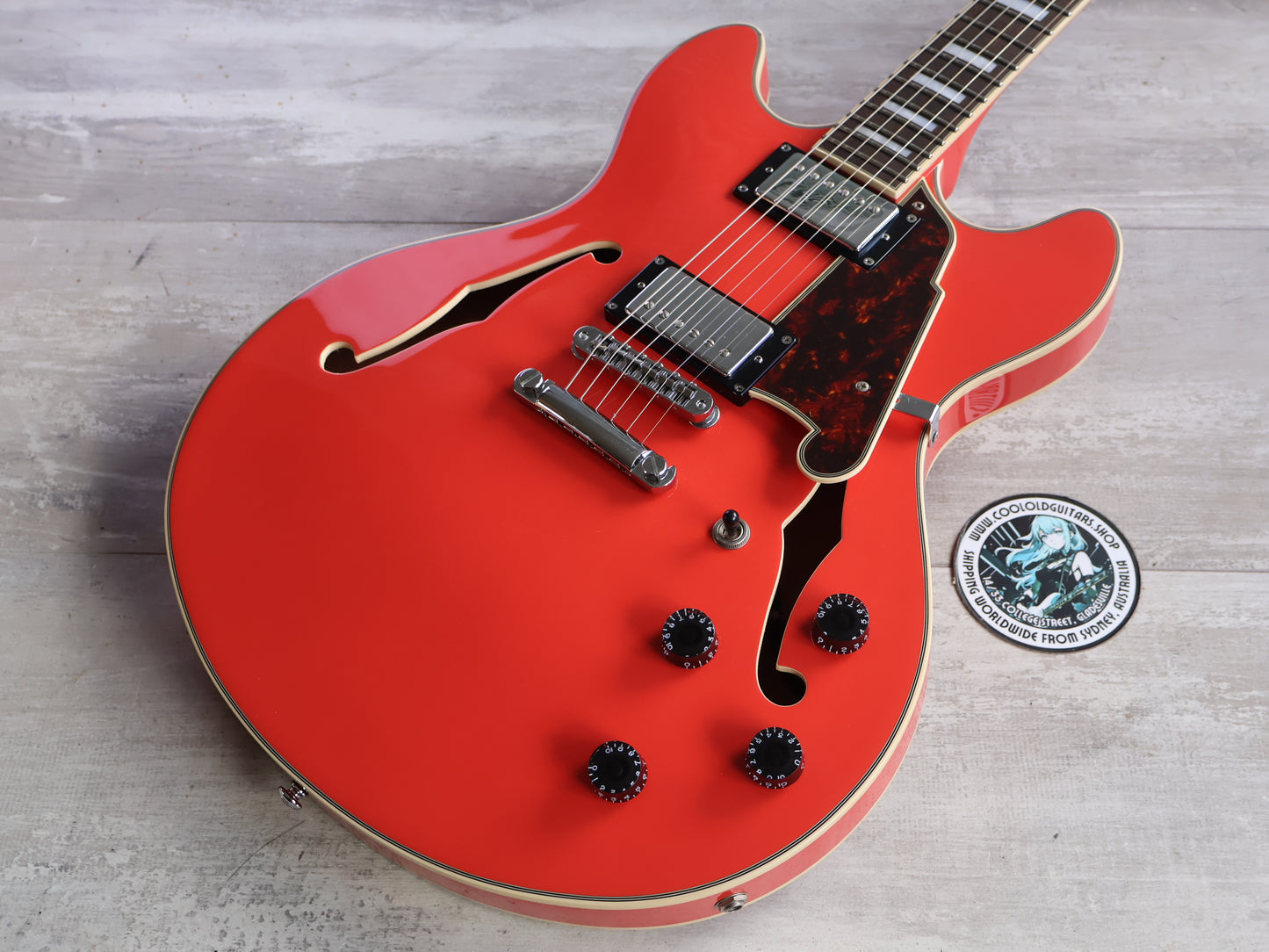 2023 D'Angelico Premier DC Semi Hollowbody (Fiesta Red)