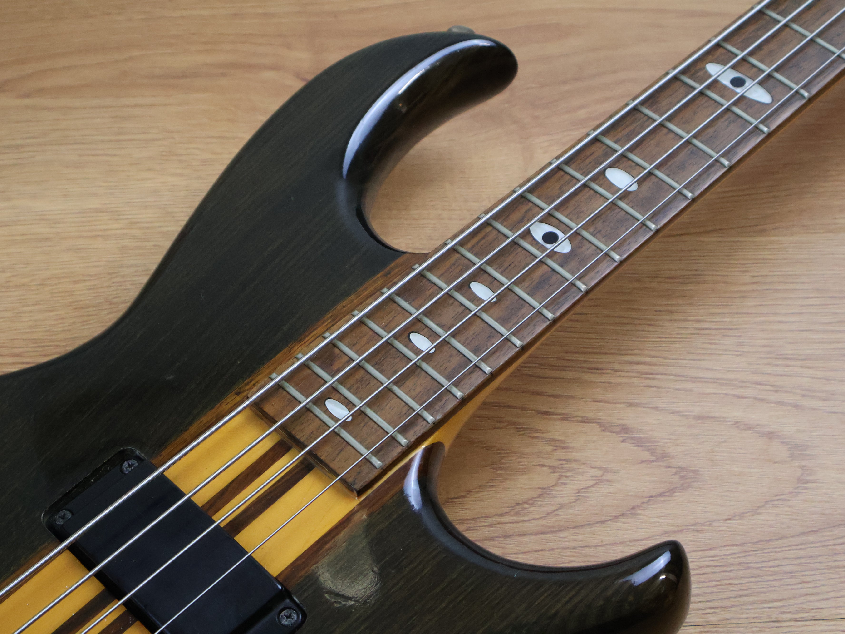 1990 Aria Pro II Japan SB-800 Neckthrough Bass (Black) – Cool Old
