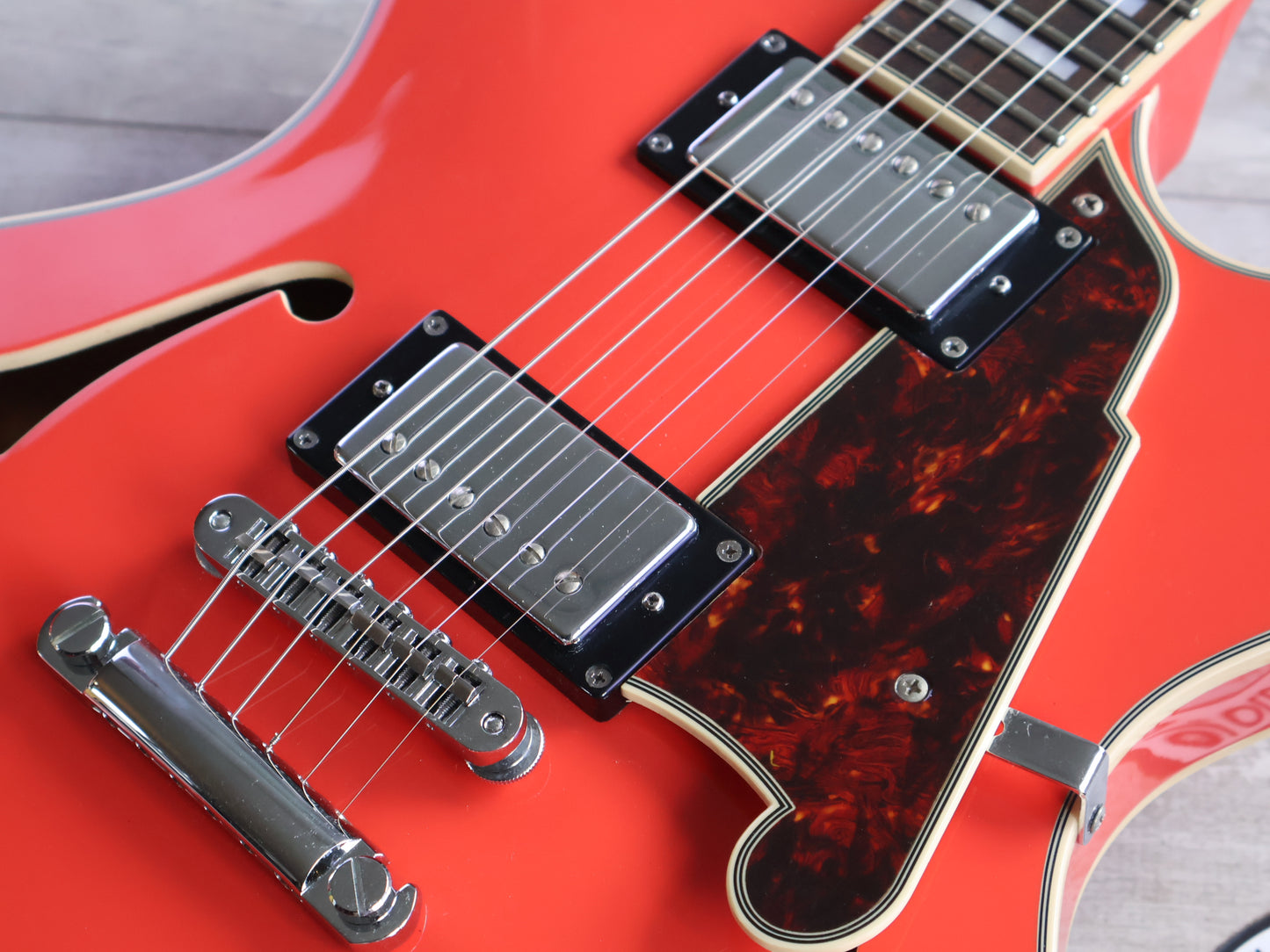 2023 D'Angelico Premier DC Semi Hollowbody (Fiesta Red)