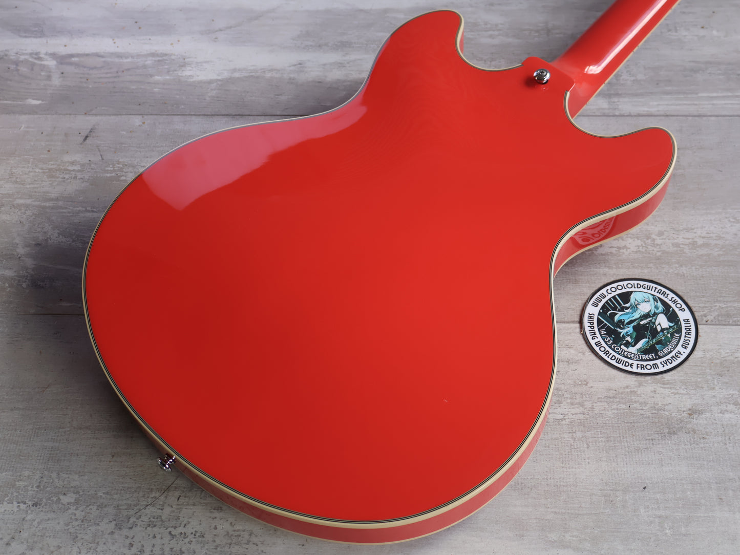 2023 D'Angelico Premier DC Semi Hollowbody (Fiesta Red)