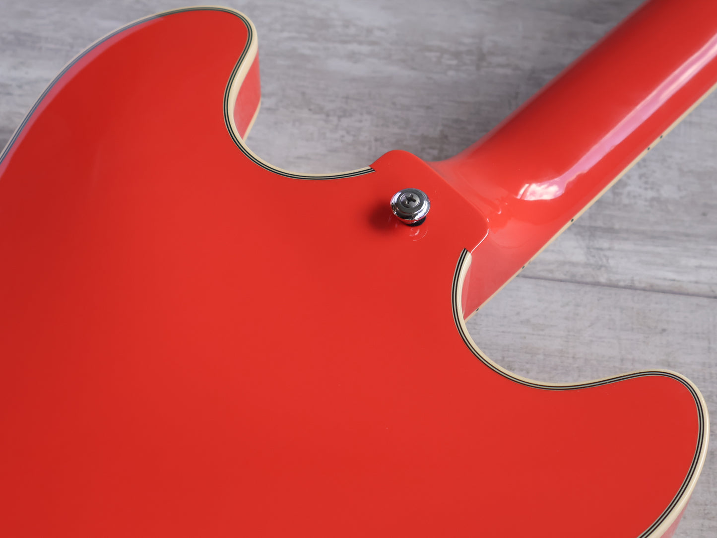 2023 D'Angelico Premier DC Semi Hollowbody (Fiesta Red)