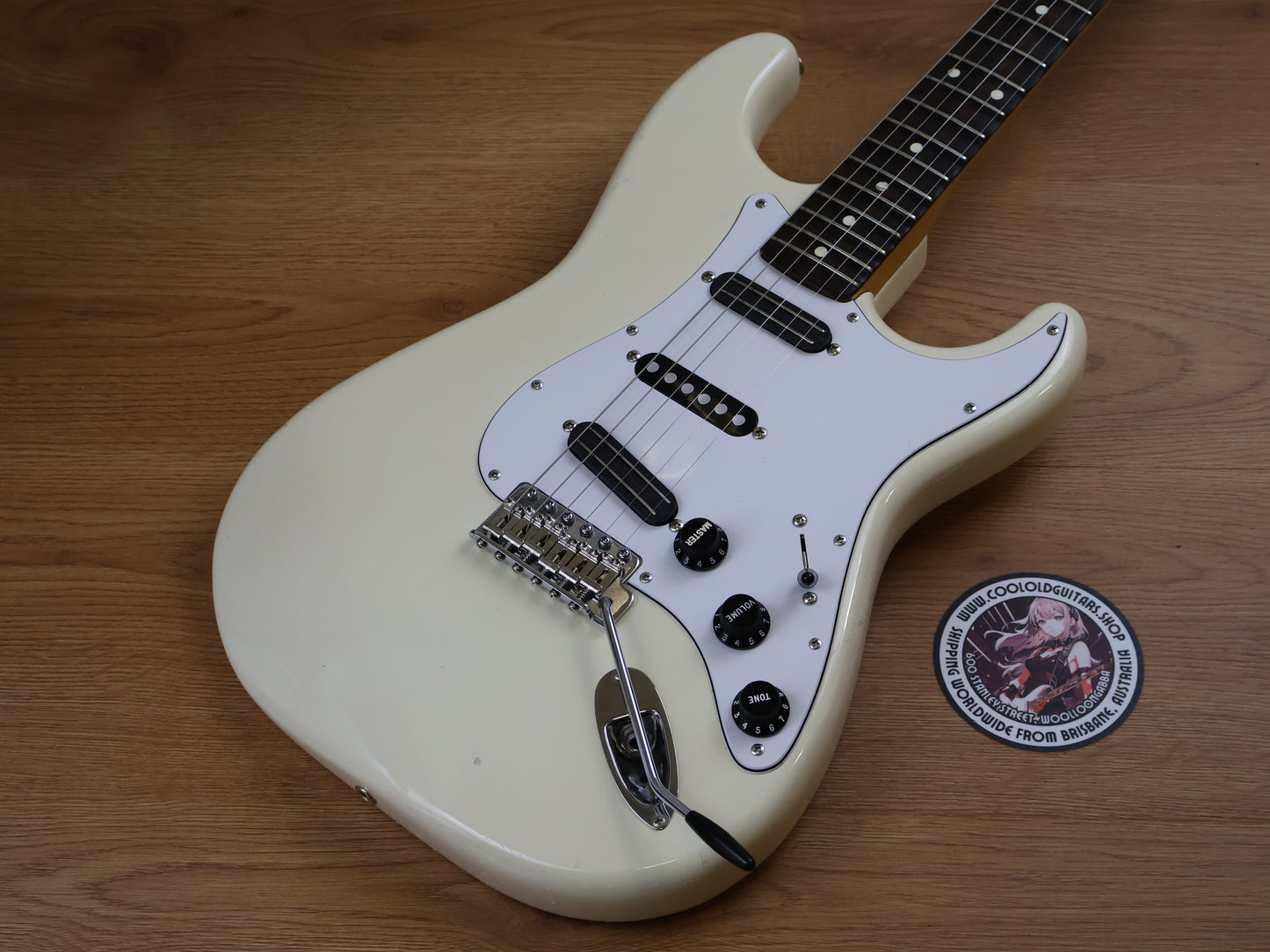1983 Squier (by Fender Japan) "JV Series" SST-36 Scalloped Stratocaster (Vintage White)