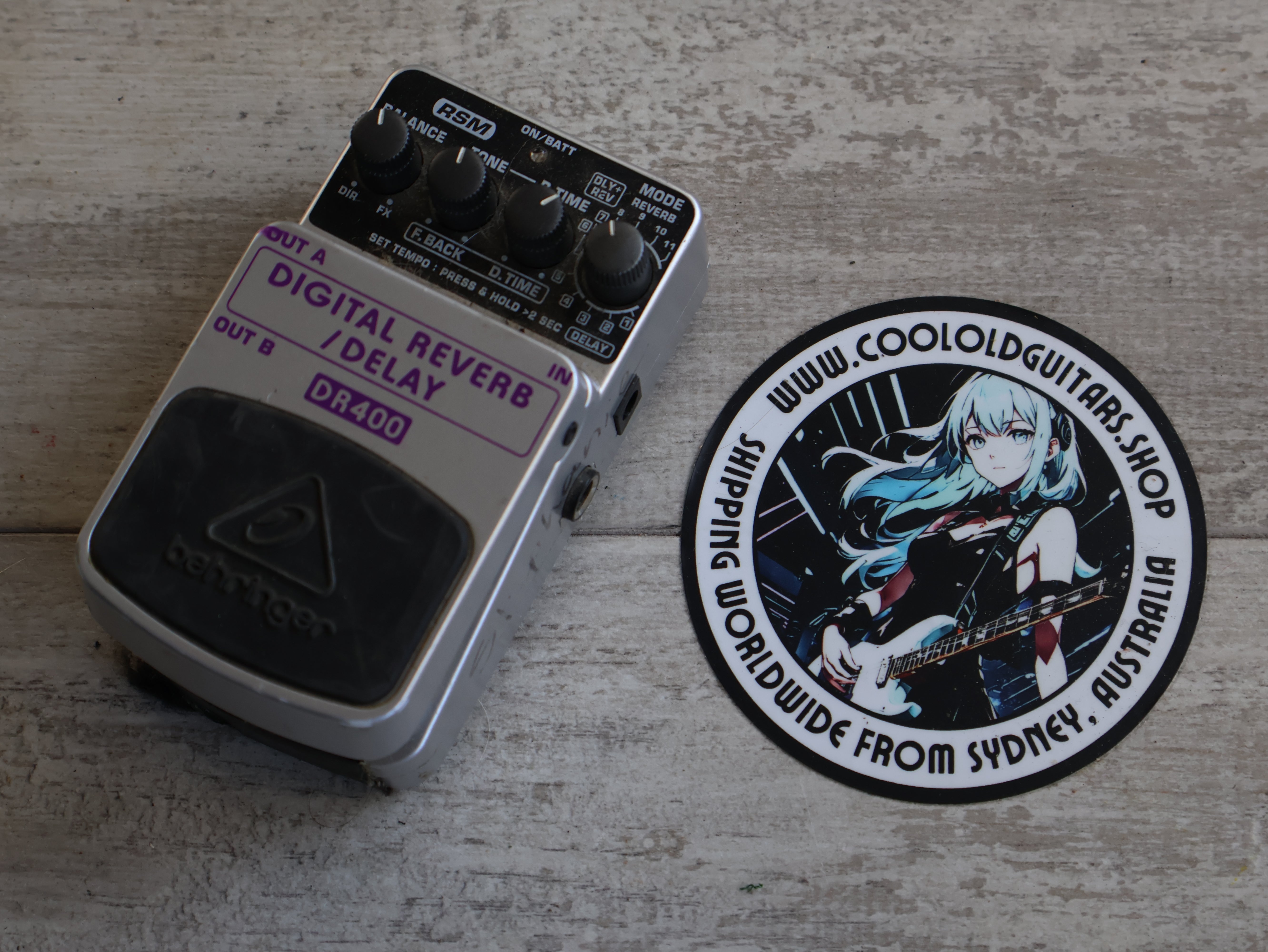 Behringer DR400 Digital Reverb/Delay – Cool Old Guitars