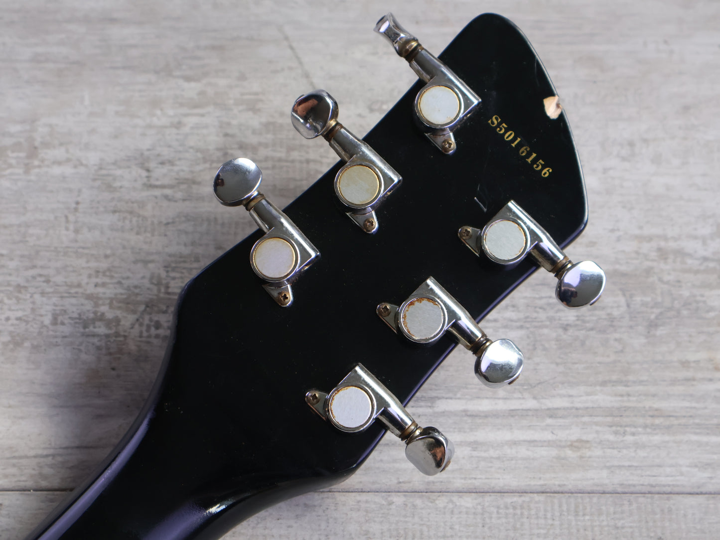 1995 Samick Korea 325 Style Double Cutaway w/Bigsby (Black)