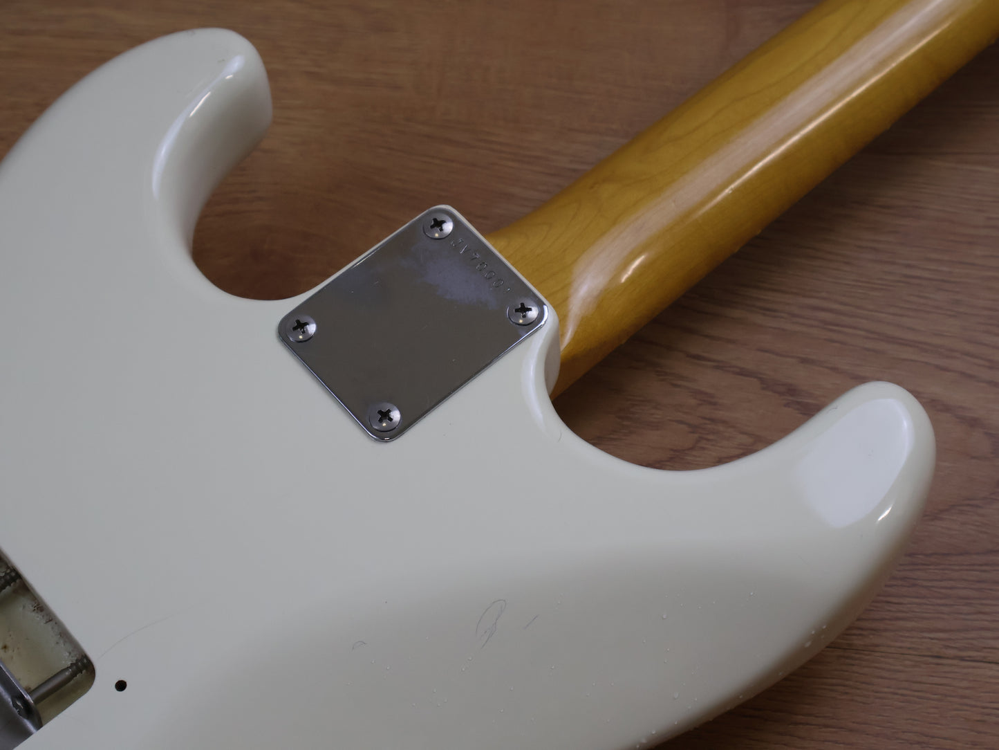 1983 Squier (by Fender Japan) "JV Series" SST-36 Scalloped Stratocaster (Vintage White)