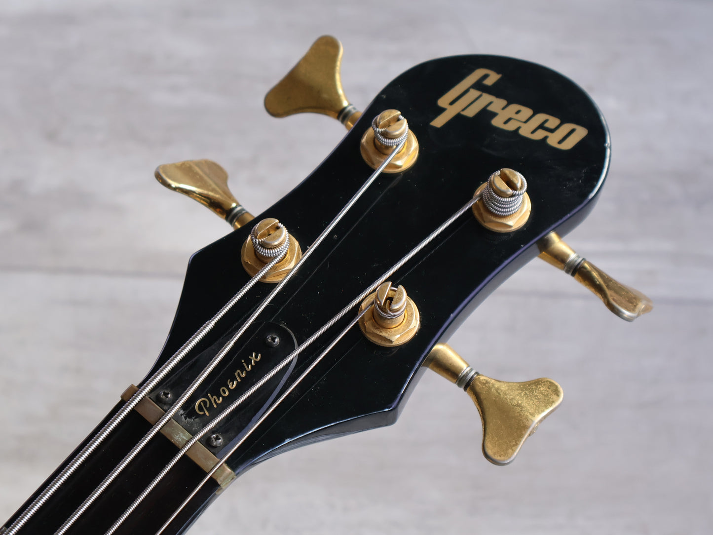 1991 Greco Japan PXB-80 Phoenix Bass (Black)