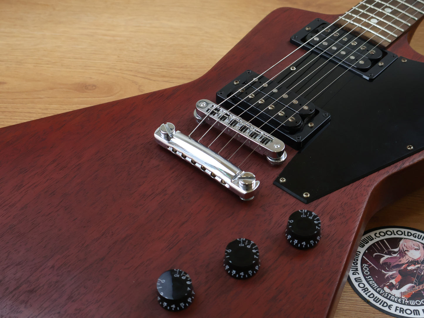 2008 Gibson USA '76 Reissue Explorer Satin (Faded Cherry)