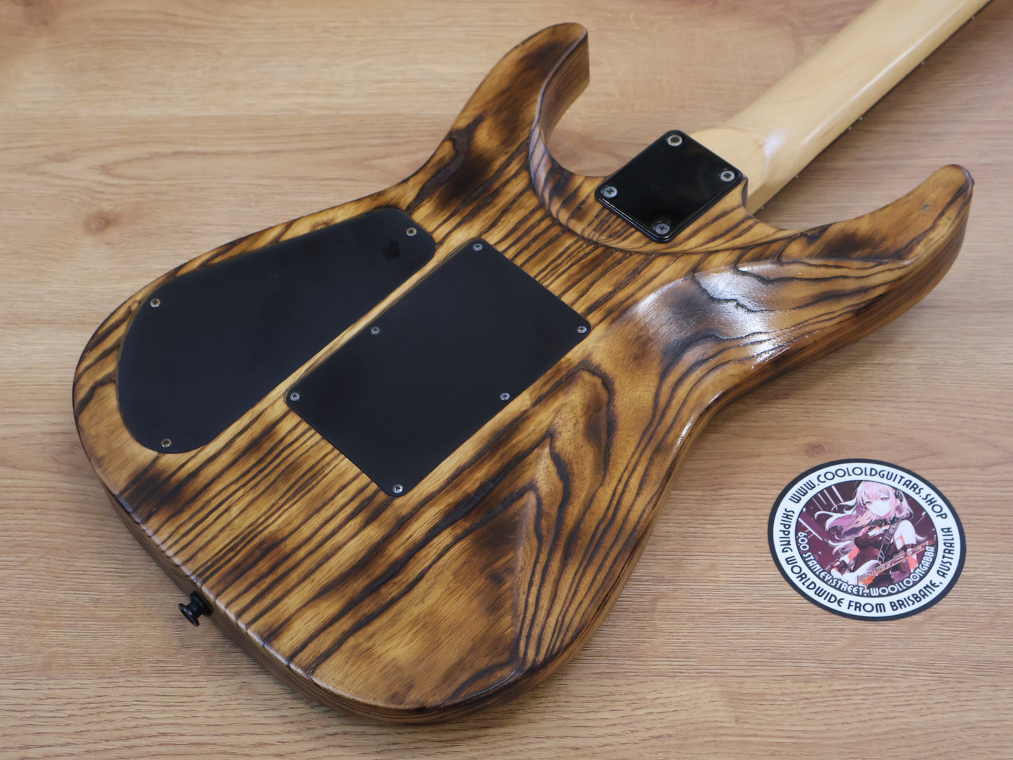 1999 Grover Jackson Japan FU.P-70 Fusion Dinky w/Dimarzio's (Flamed Ash)