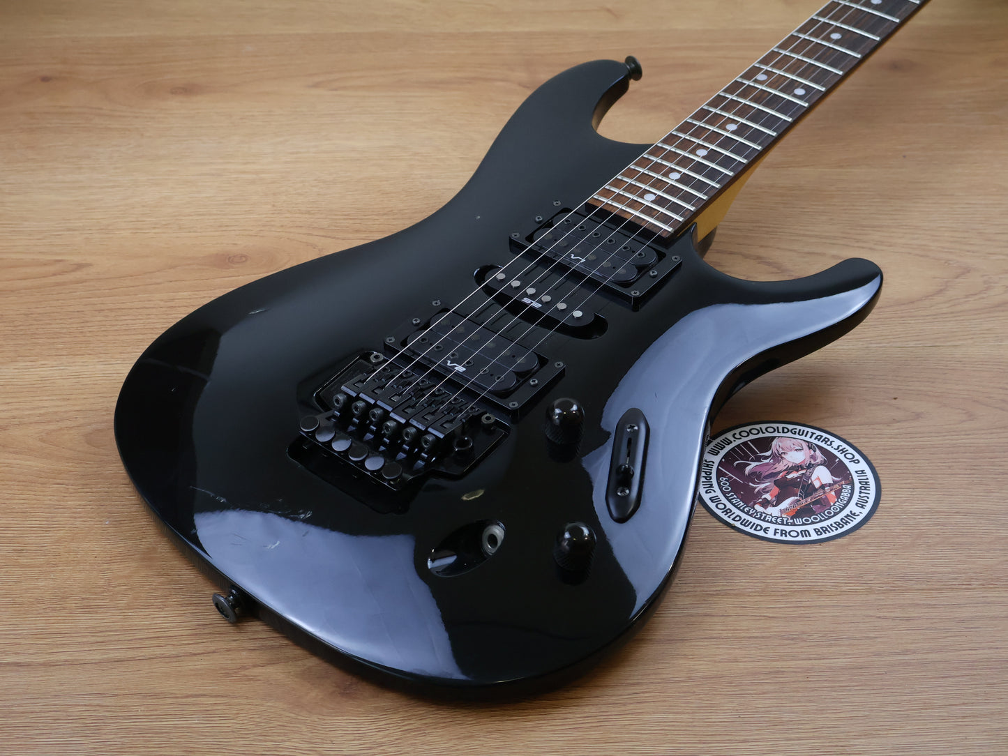 1995 Ibanez Japan S470 S Series Superstrat (Black)