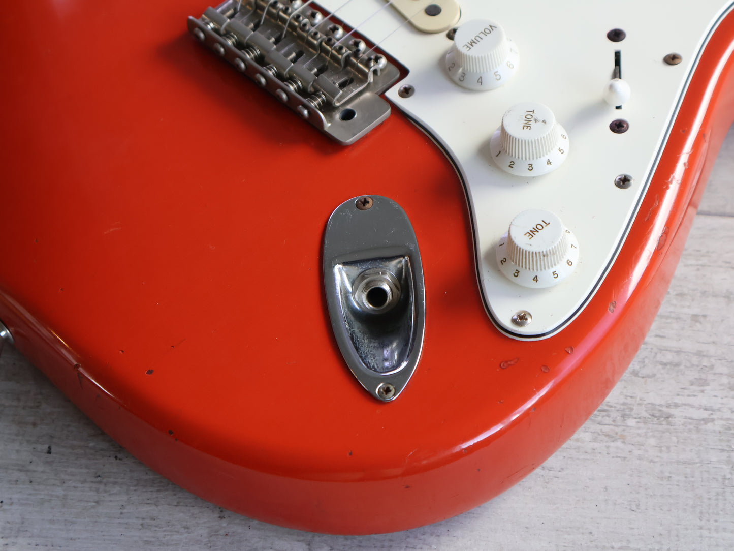 1982 Tokai ST-80 Springy Sound '54 Reissue Stratocaster (Fiesta Red)