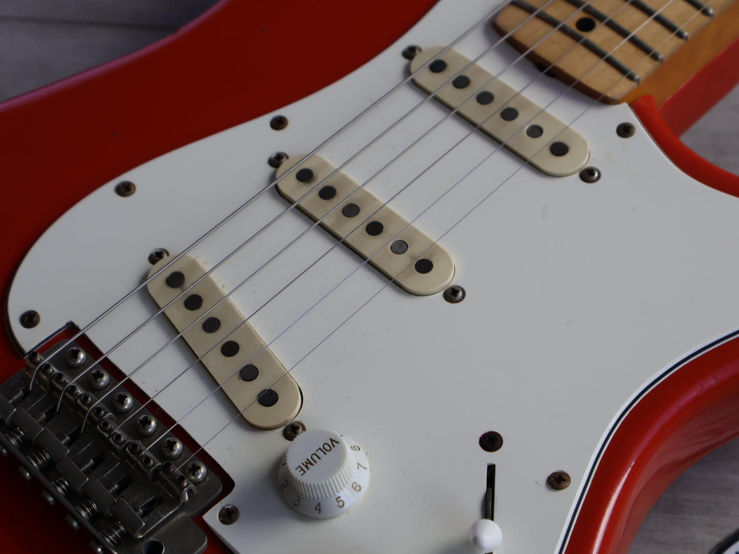 1982 Tokai ST-80 Springy Sound '54 Reissue Stratocaster (Fiesta Red)