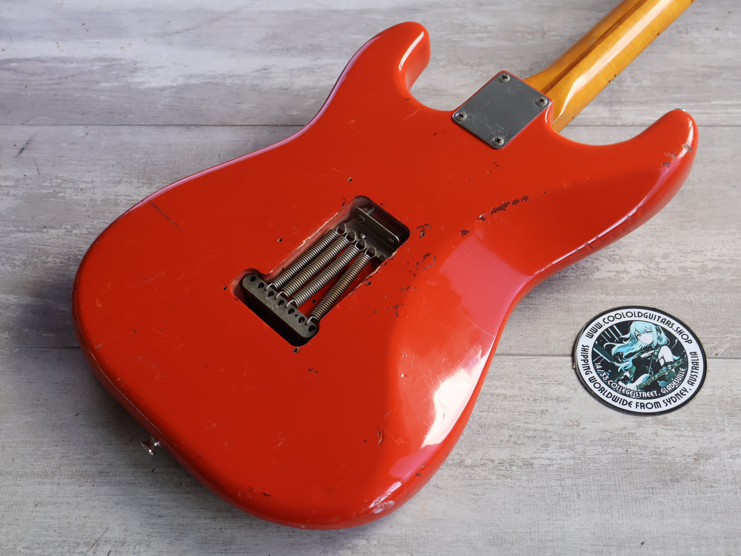 1982 Tokai ST-80 Springy Sound '54 Reissue Stratocaster (Fiesta Red)