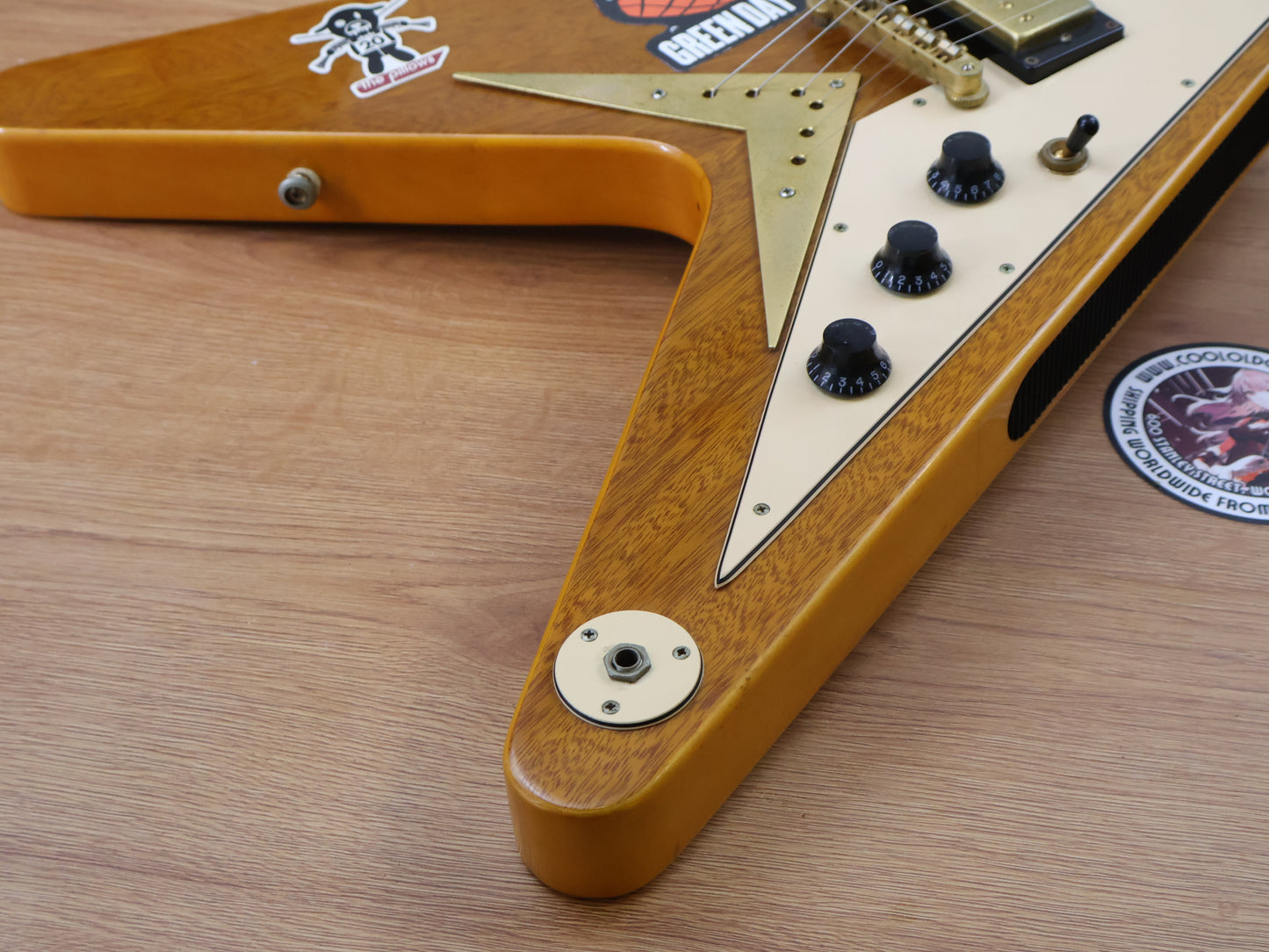 2006 Epiphone '58 1958 Reissue Korina Flying V (Natural)