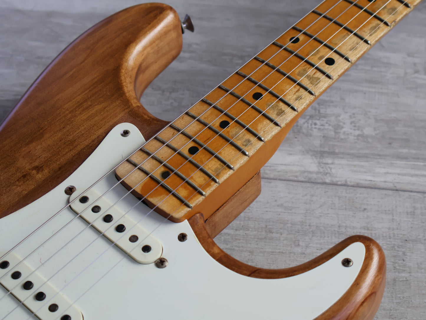 1981 Tokai ST-70 Springy Sound '58 Reissue Stratocaster (Natural Stain)
