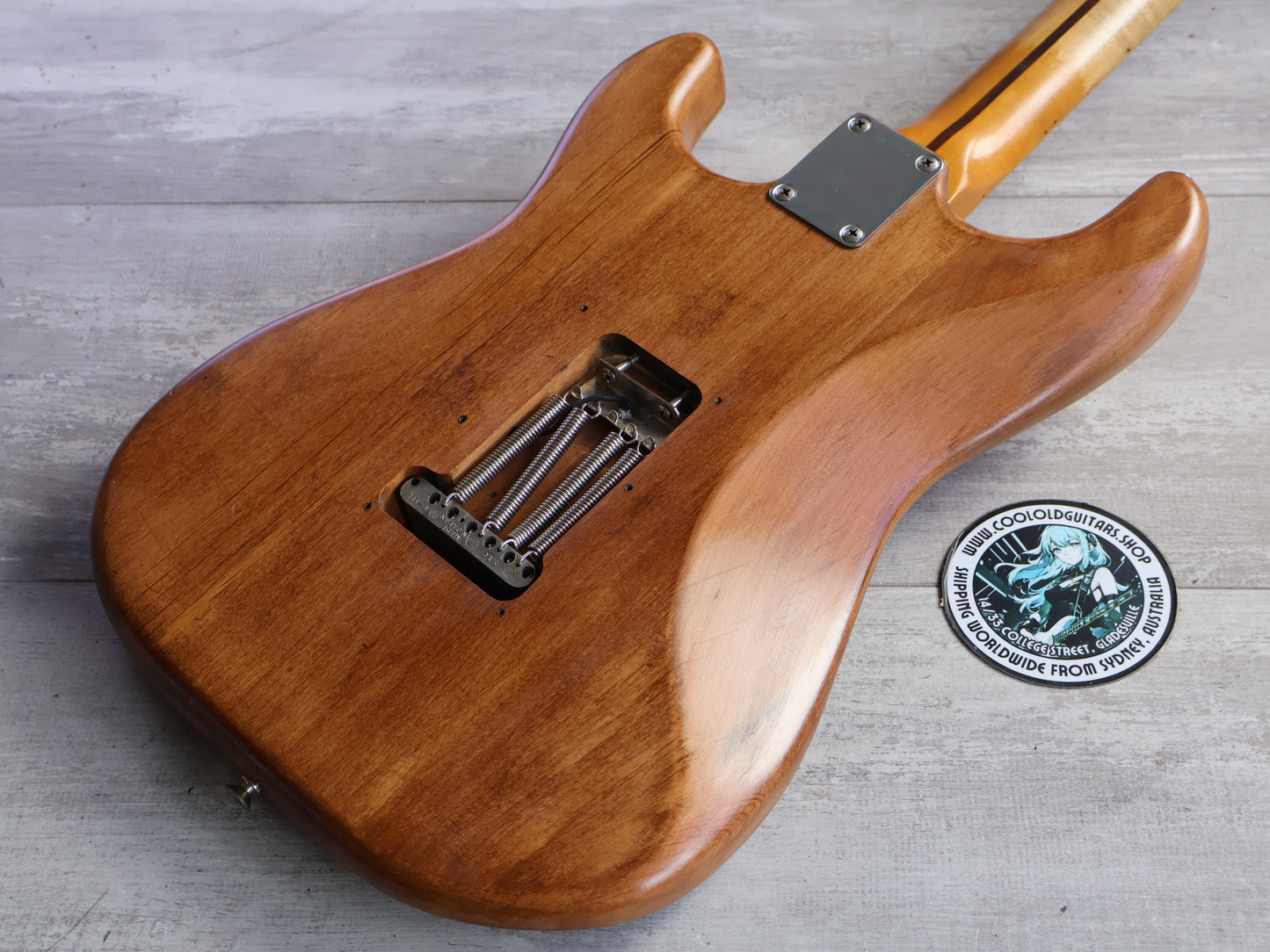 1981 Tokai ST-70 Springy Sound '58 Reissue Stratocaster (Natural Stain)