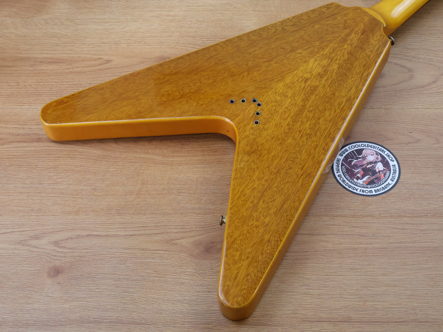 2006 Epiphone '58 1958 Reissue Korina Flying V (Natural)