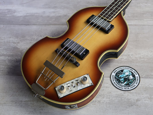 1975 Greco Japan VB-450 Violin Beatle Bass (Brown Sunburst)
