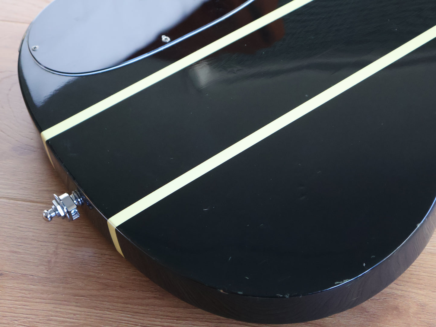 1997 Burny (Fernandes) EB-95X "X Japan" Signature Eagle Bass (Black)