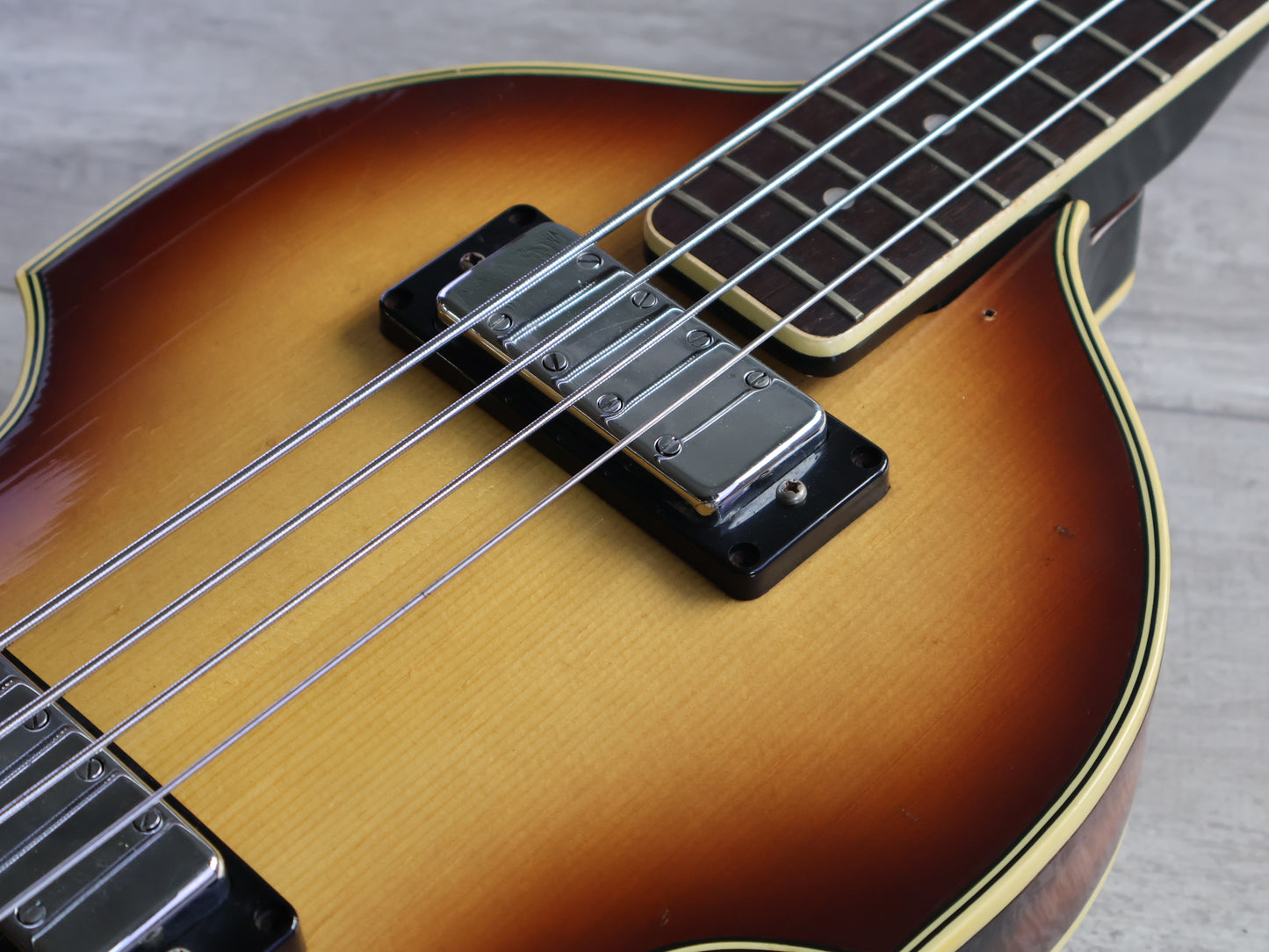 1975 Greco Japan VB-450 Violin Beatle Bass (Brown Sunburst)