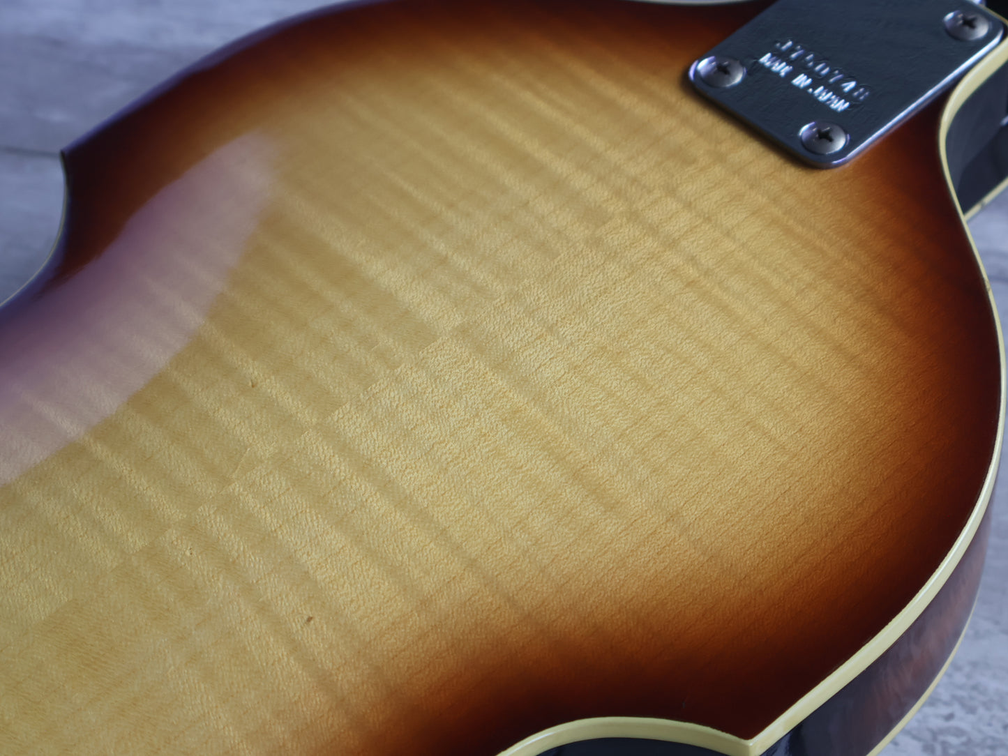1975 Greco Japan VB-450 Violin Beatle Bass (Brown Sunburst)
