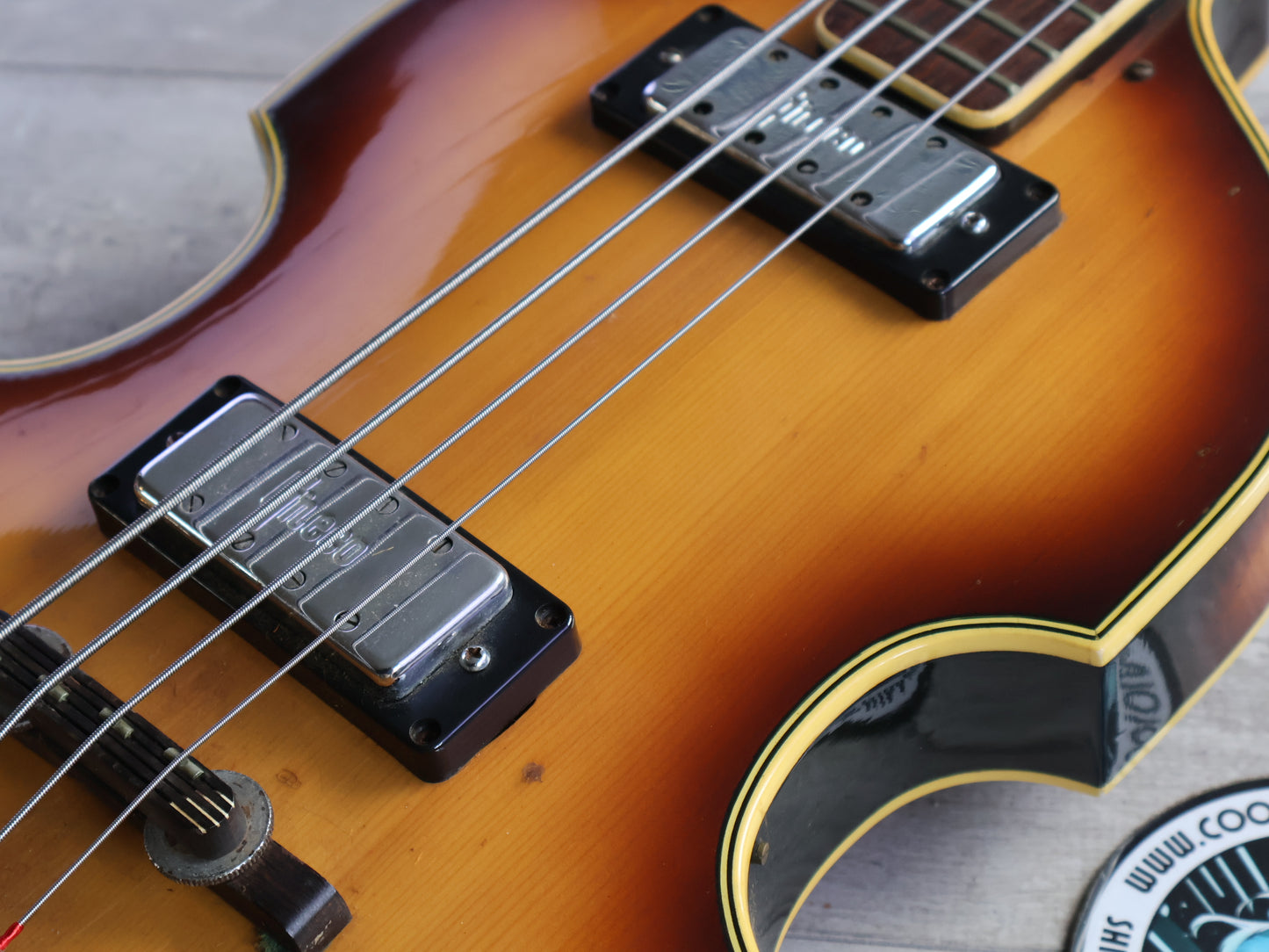 1974 Greco Japan VB-450 Violin Beatle Bass (Brown Sunburst)