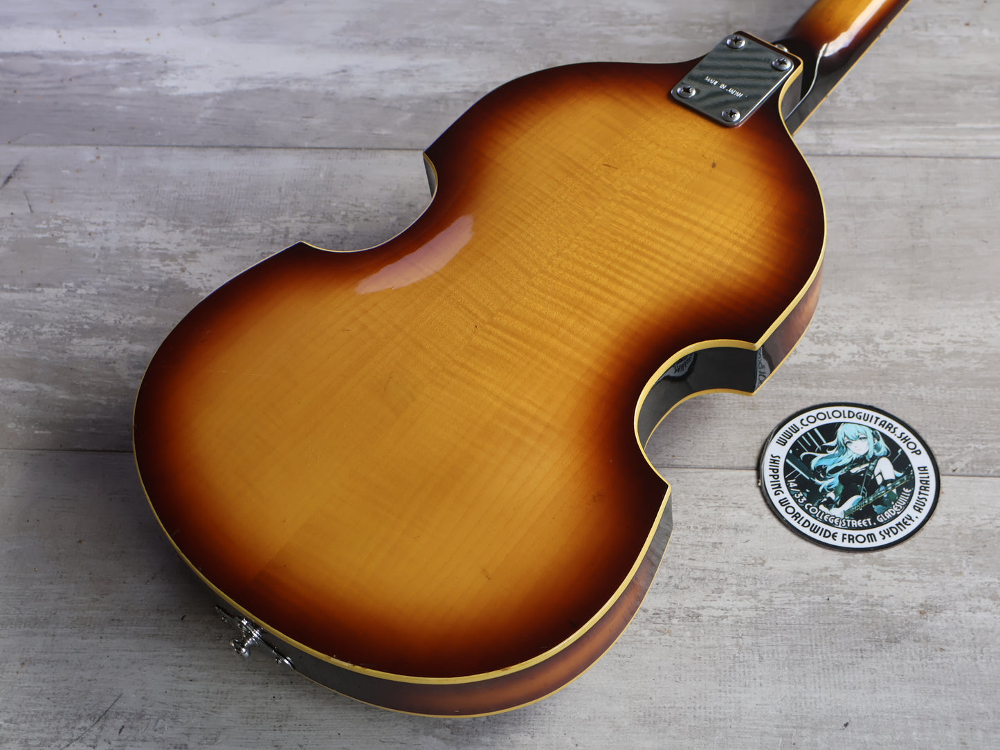 1974 Greco Japan VB-450 Violin Beatle Bass (Brown Sunburst)