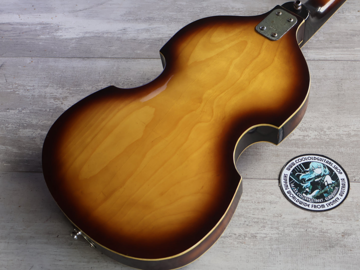 1971 Greco Japan VB-300 Violin Beatle Bass (Brown Sunburst)