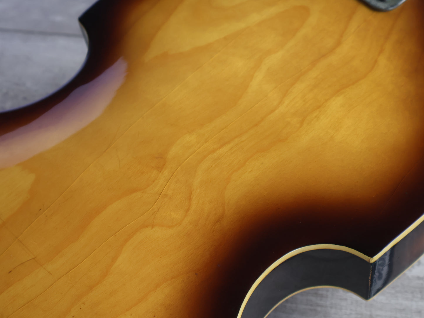 1971 Greco Japan VB-300 Violin Beatle Bass (Brown Sunburst)