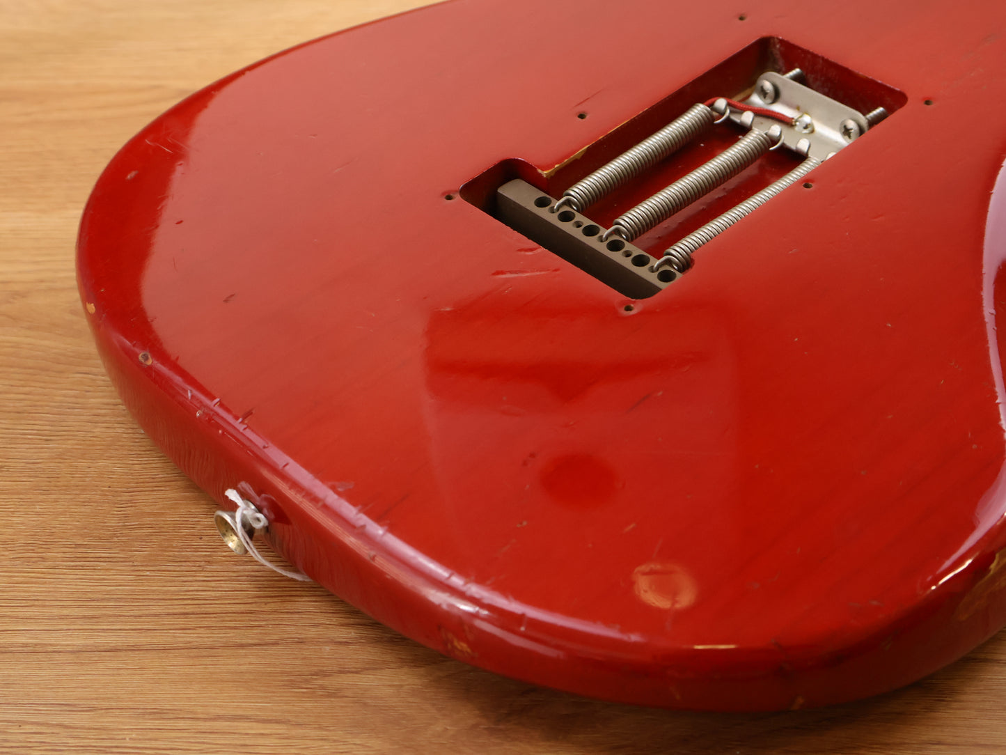 1985 Moon Custom Guitar Japan ST-172 Stratocaster w/Bartolini's (Transparent Red)