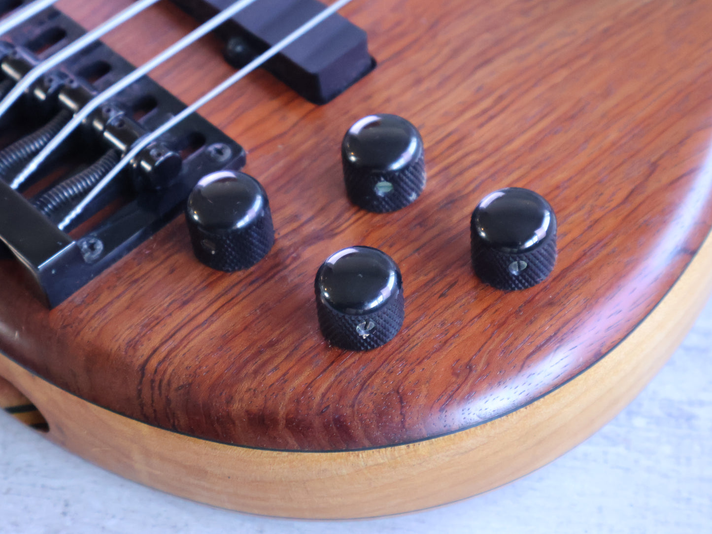 1980's TUNE "Bass Maniac" Japan TBC-5S 5-String 25-Fret Bass Guitar (Natural Stain)