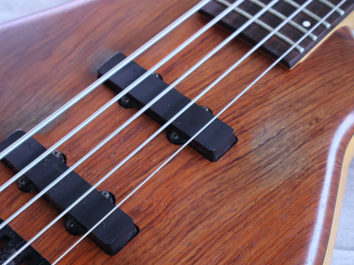 1980's TUNE "Bass Maniac" Japan TBC-5S 5-String 25-Fret Bass Guitar (Natural Stain)