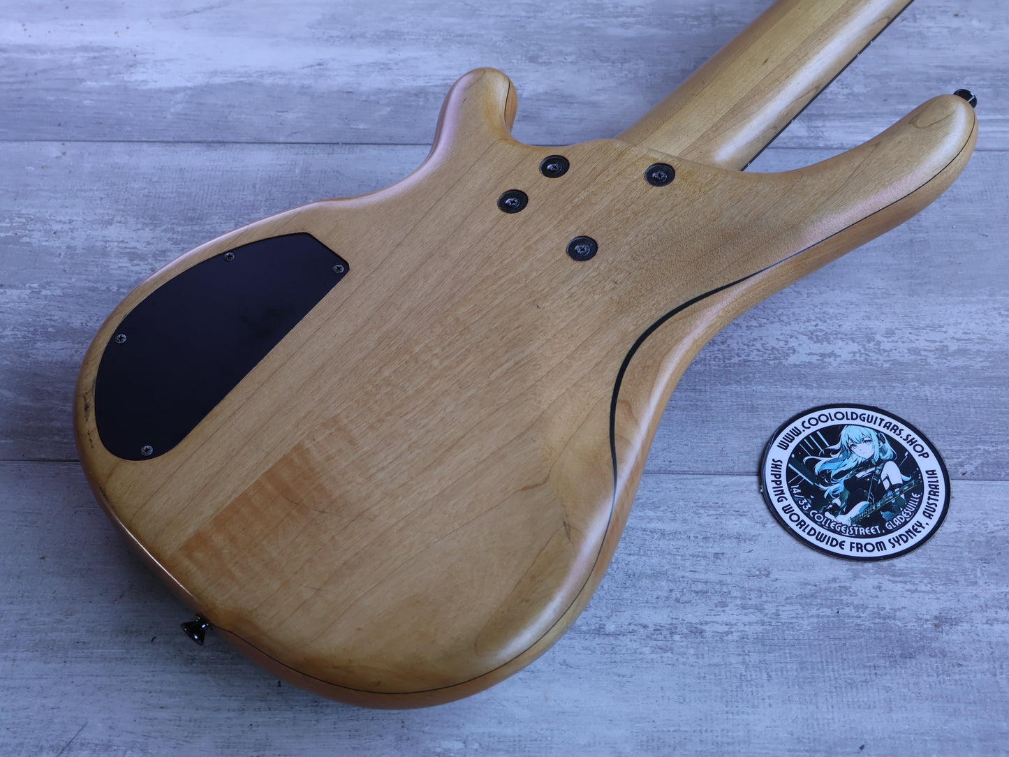 1980's TUNE "Bass Maniac" Japan TBC-5S 5-String 25-Fret Bass Guitar (Natural Stain)
