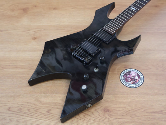 2001 BC Rich Japan JSFT190 "Japan Special" Warlock (Transparent Black)