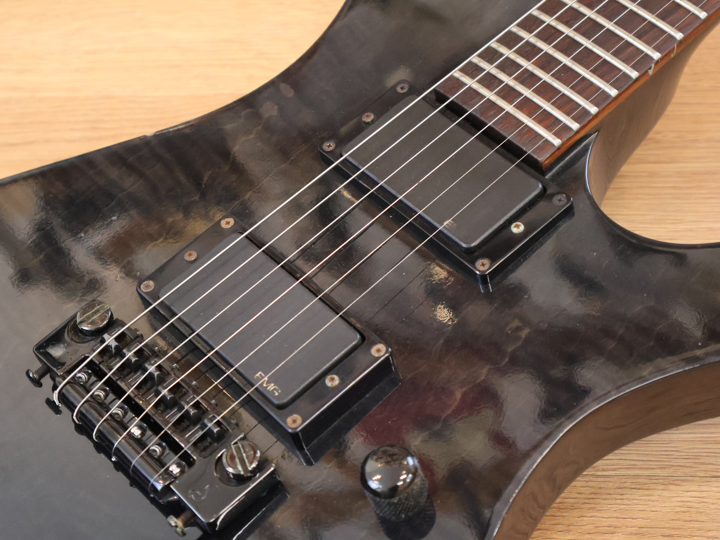 2001 BC Rich Japan JSFT190 "Japan Special" Warlock (Transparent Black)