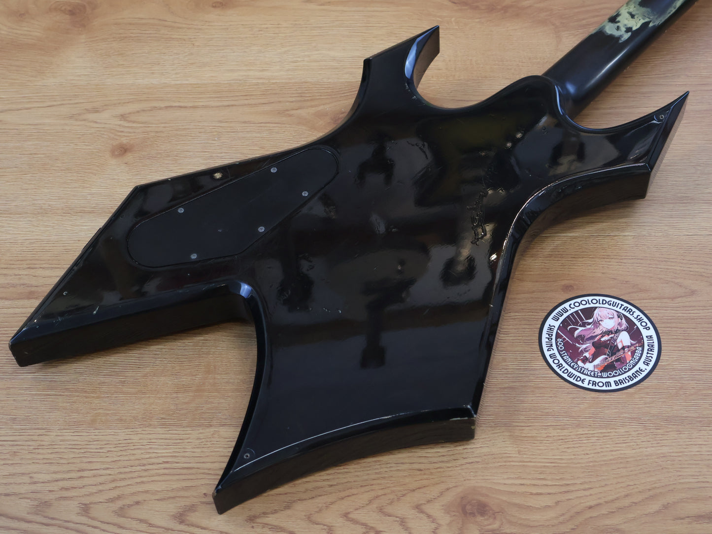 2001 BC Rich Japan JSFT190 "Japan Special" Warlock (Transparent Black)