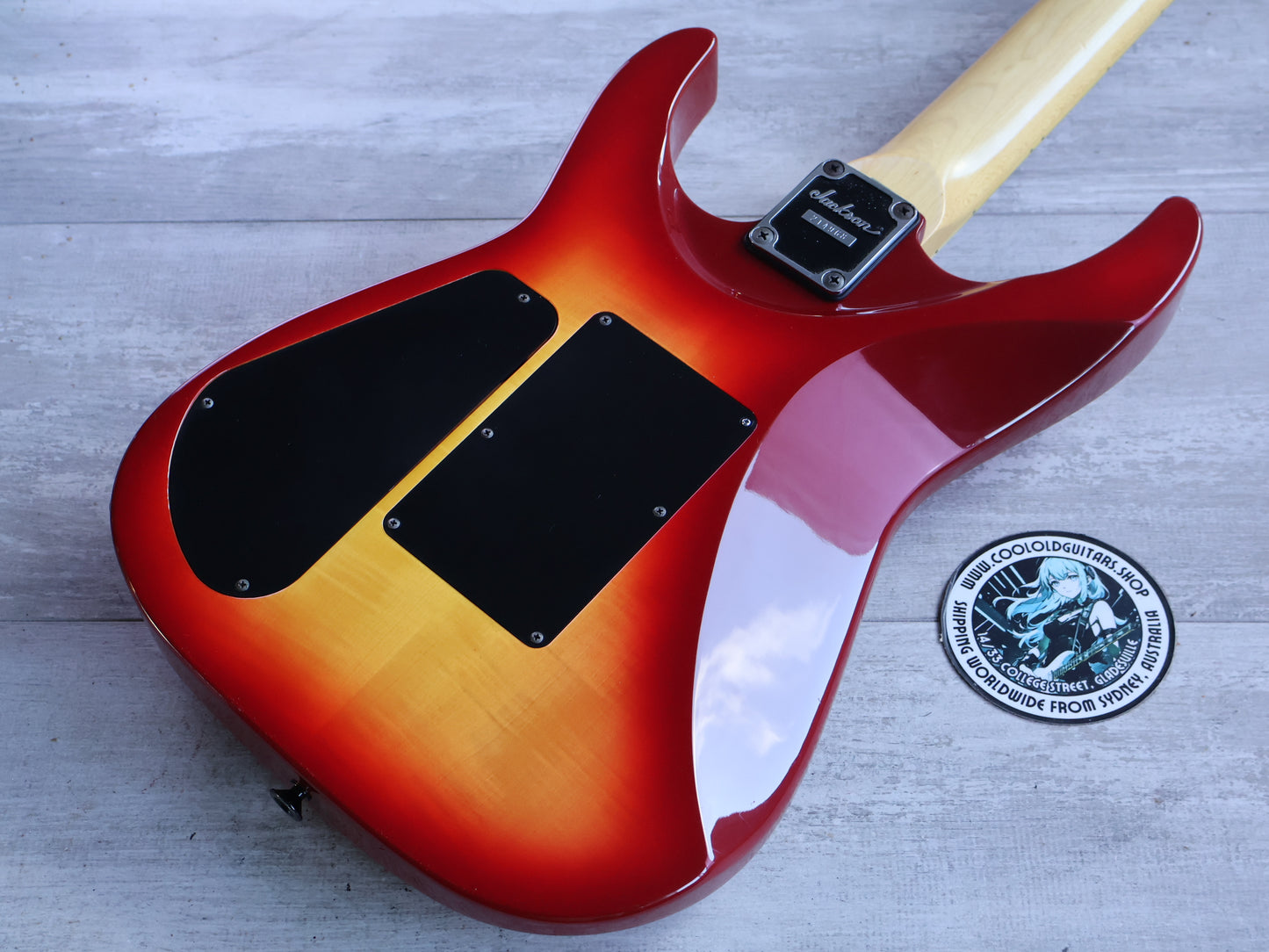 1993 Jackson Japan Professional Series Fusion XL HSS Superstrat (Cherry Sunburst)