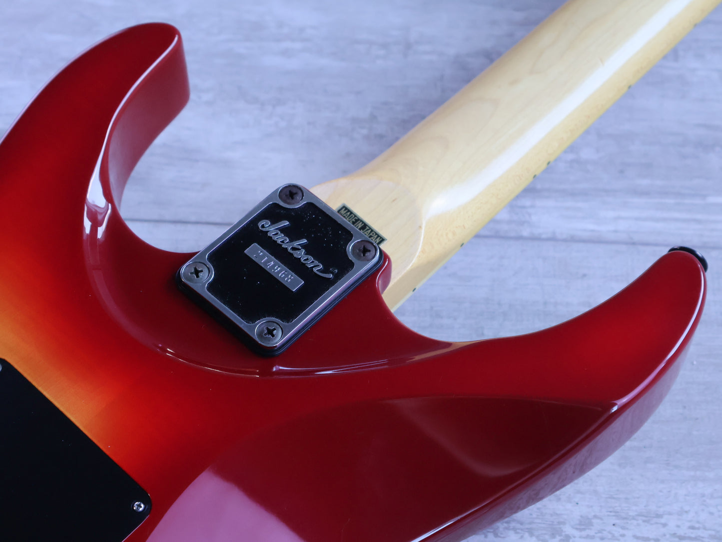 1993 Jackson Japan Professional Series Fusion XL HSS Superstrat (Cherry Sunburst)