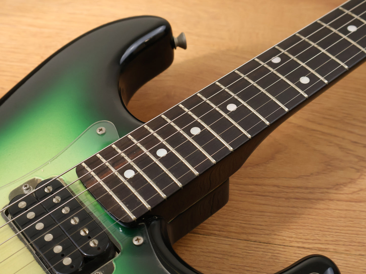 1970's Navigator by ESP Japan HH Stratocaster w/Floyd Rose (Green Burst)