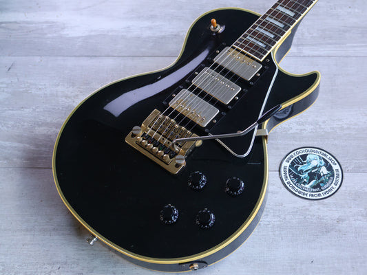 1983 Greco Japan EGC57-60 "Super Real" Les Paul Custom Black Beauty w/Kahler