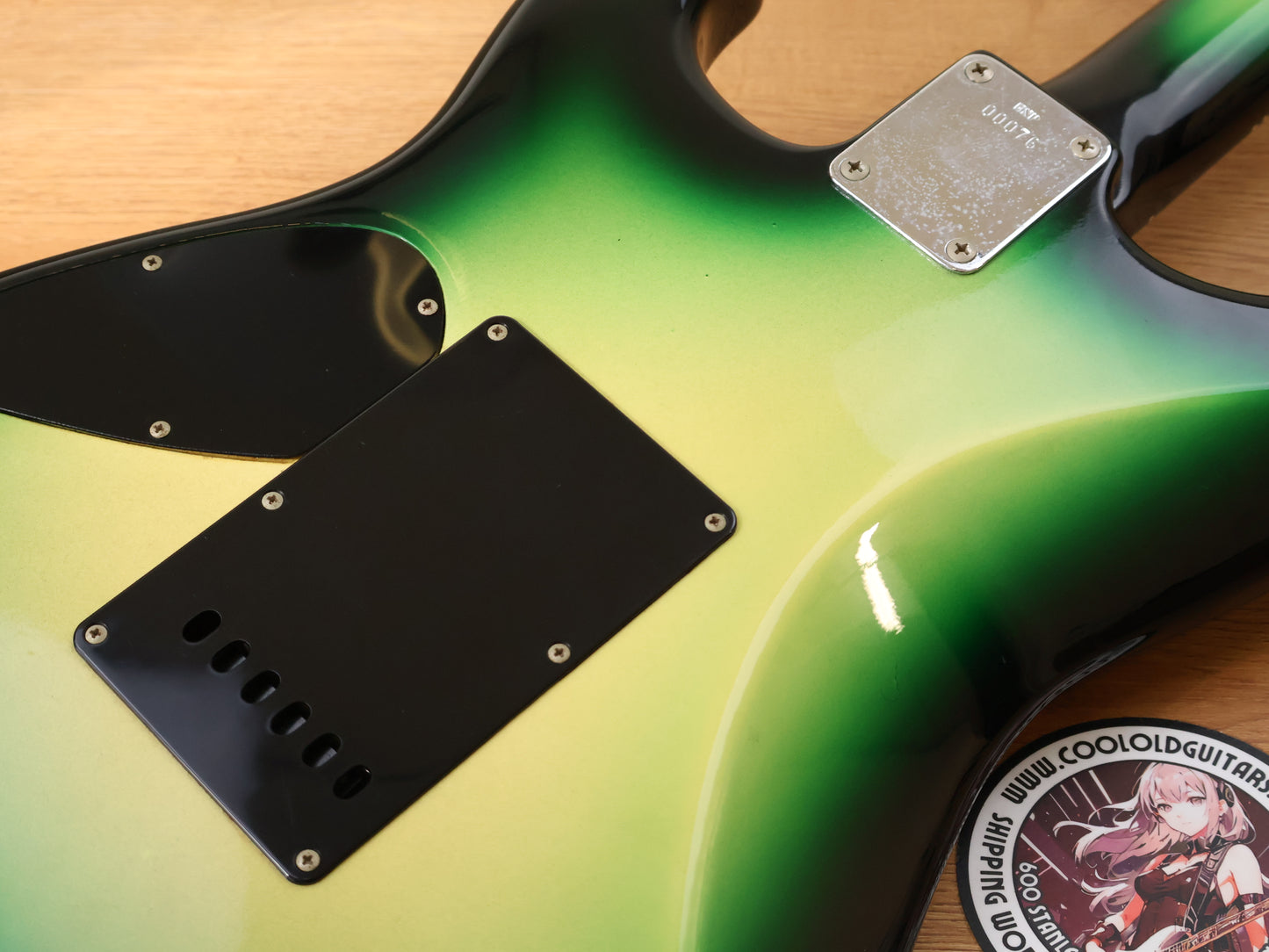 1970's Navigator by ESP Japan HH Stratocaster w/Floyd Rose (Green Burst)