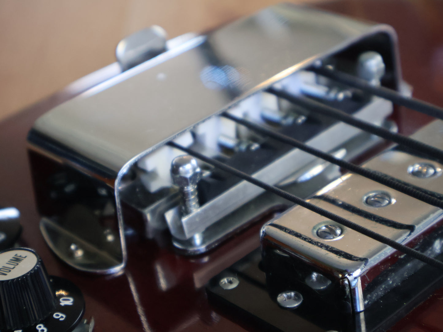 1976 Ganson Japan EB420 SG EB Double Cutaway Bass (Cherry Red)