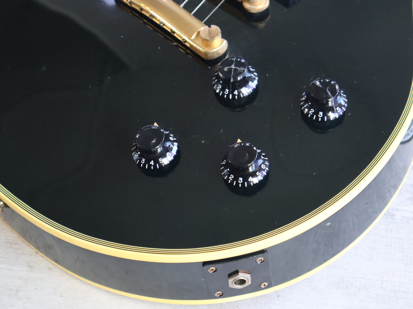 1983 Burny Japan RLC-60 Les Paul Custom (Ebony)