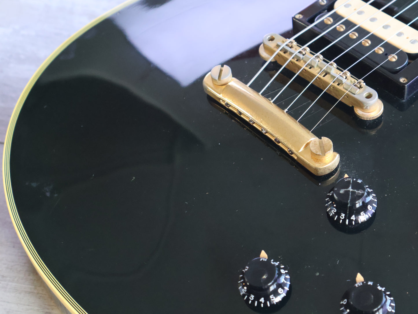1983 Burny Japan RLC-60 Les Paul Custom (Ebony)