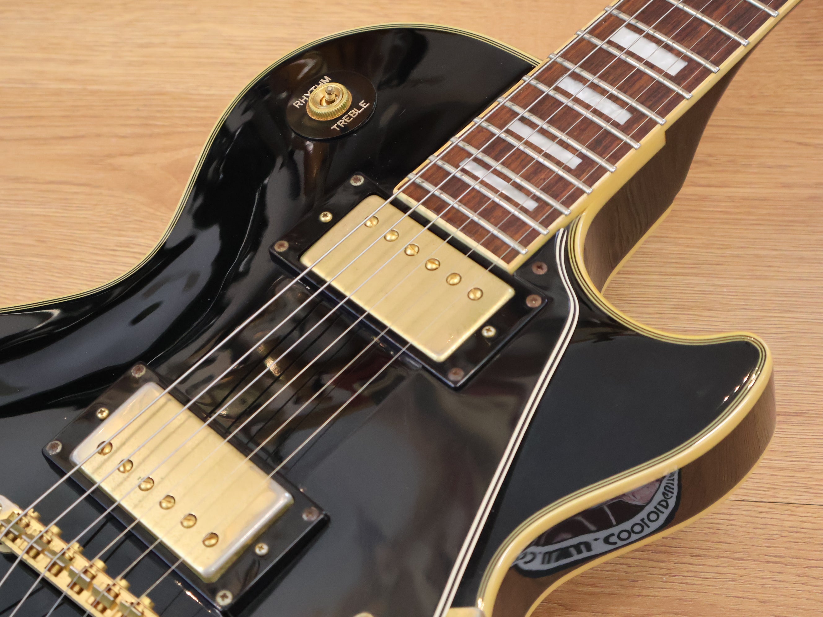 2003 Epiphone Korea Les Paul Custom (Black) – Cool Old Guitars