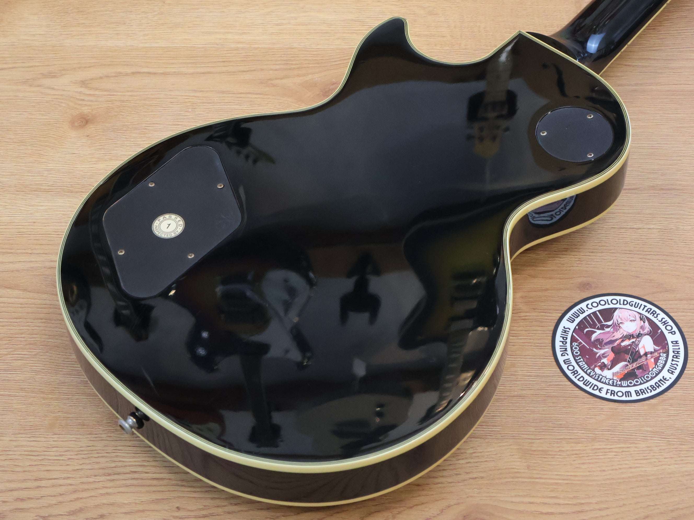 2003 Epiphone Korea Les Paul Custom (Black) – Cool Old Guitars